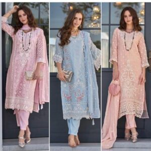 Zaveri Femina - Embroidered Organza Suit Set