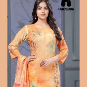 Orange Pure Cotton Readymade