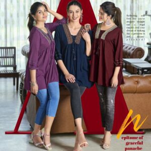 Zoori Wrincle - Thread Work & Hand Work Kurti