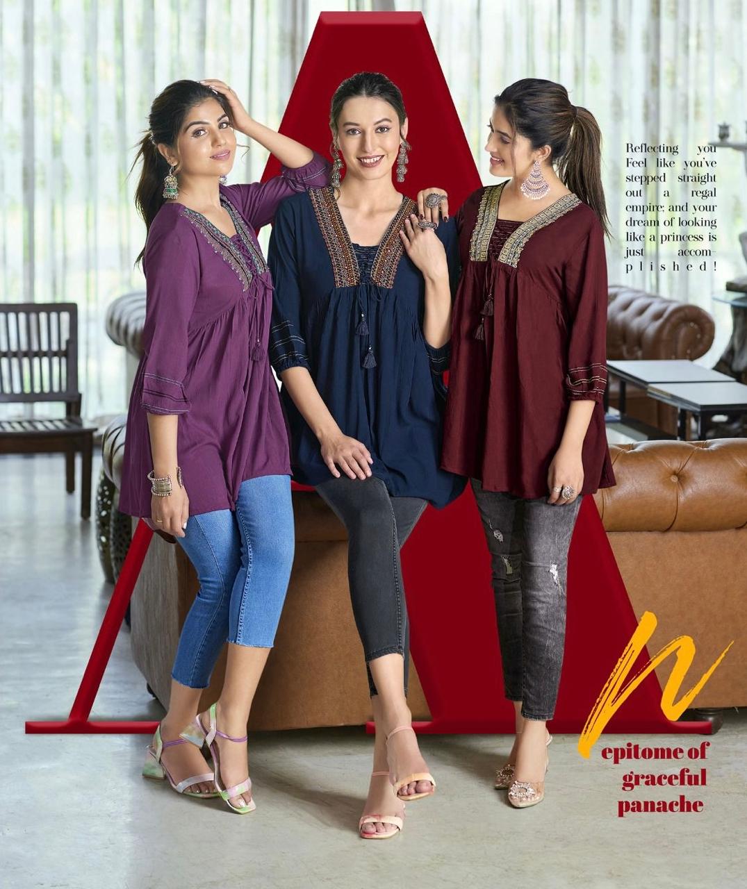 Zoori Wrincle - Thread Work & Hand Work Kurti